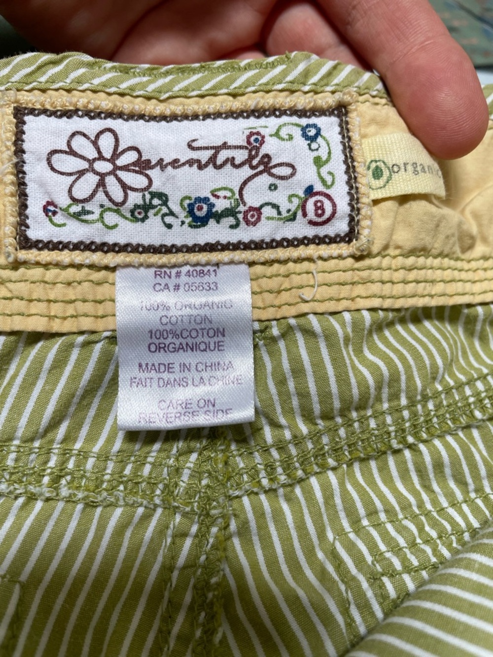 Aventura organic cotton shorts size 8 - Picture 3 of 6